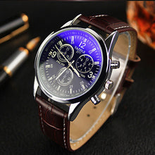 Mens watches Top Luxury Mens Business ClockBlue Ray Glass Quartz Wrist watch Quartz-watch relogio masculino EF8