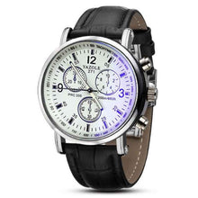 Mens watches Top Luxury Mens Business ClockBlue Ray Glass Quartz Wrist watch Quartz-watch relogio masculino EF8