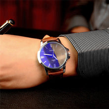 luxury Stainless Steel Casual Fashion Leather watches reloj masculino men watch Business Military Sports Wristwatch EF8