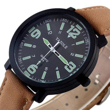 luxury quartz watch Casual Fashion Leather luminous watches reloj masculino men watch Sports Watches EF8