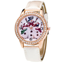 5 Colors Snowman Women Ladies Luxury Diamond Leather Quartz Wrist Dress Watch Montre femme Clock Gift EF8