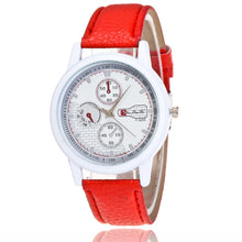 Fashion Women's Watch Leather Watches Lady Girl Dress Relogio Analog Quartz Vogue Wrist Watches Hour Clock EF8
