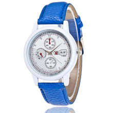Fashion Women's Watch Leather Watches Lady Girl Dress Relogio Analog Quartz Vogue Wrist Watches Hour Clock EF8