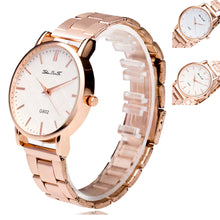 Fashion Glod Women's Watch Stainless Steel Watches Lady Girl Dress Relogio Analog Quartz Wrist Watches Clock Gift EF8