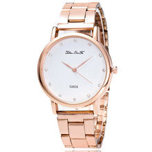 Fashion Glod Women's Watch Stainless Steel Watches Lady Girl Dress Relogio Analog Quartz Wrist Watches Clock Gift EF8