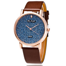 Fashion Luxury Top Women Men Analog Quartz Watch Leather Band One Rhinestone Wrist Watch Wristwatches Clock Gift EF8