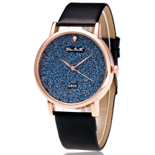 Fashion Luxury Top Women Men Analog Quartz Watch Leather Band One Rhinestone Wrist Watch Wristwatches Clock Gift EF8