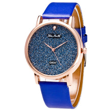 Fashion Luxury Top Women Men Analog Quartz Watch Leather Band One Rhinestone Wrist Watch Wristwatches Clock Gift EF8