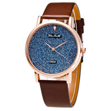 Fashion Luxury Top Women Men Analog Quartz Watch Leather Band One Rhinestone Wrist Watch Wristwatches Clock Gift EF8