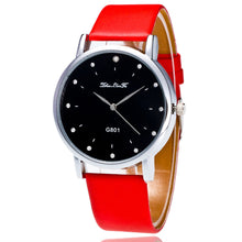 Fashion Luxury Women Men Analog Quartz Watch Leather Band Rhinestone Wrist Watch Wristwatches Clock Gift EF8