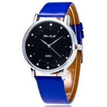 Fashion Luxury Women Men Analog Quartz Watch Leather Band Rhinestone Wrist Watch Wristwatches Clock Gift EF8