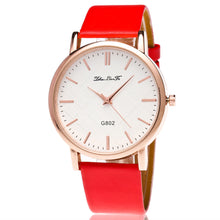 Fashion Women's Golden Leather Watchband Luxury Ladies Simple Quartz Clock Wrist Watches Montres Femmes Gift EF8