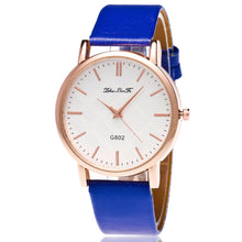 Fashion Women's Golden Leather Watchband Luxury Ladies Simple Quartz Clock Wrist Watches Montres Femmes Gift EF8