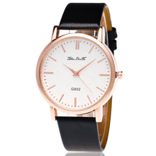 Fashion Women's Golden Leather Watchband Luxury Ladies Simple Quartz Clock Wrist Watches Montres Femmes Gift EF8