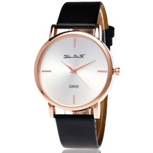 Fashion Women's Golden Wrist Watches Leather Watchband Luxury Ladies Simple Quartz Clock Montres Femmes Gift EF8