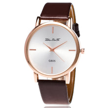 Fashion Women's Golden Wrist Watches Leather Watchband Luxury Ladies Simple Quartz Clock Montres Femmes Gift EF8