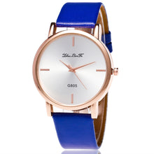 Fashion Women's Golden Wrist Watches Leather Watchband Luxury Ladies Simple Quartz Clock Montres Femmes Gift EF8