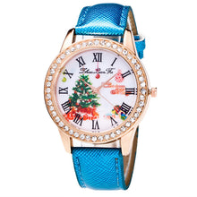 Merry Women Luxury Diamond Leather Quartz Wrist Dress Watch Montre femme Clock Tree Gifts EF8