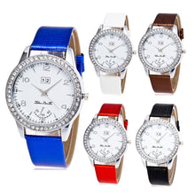 Reloj Mujer Women Watches Women Luxury Woman's Time Pattern Leather Band Analog Quartz Vogue Watch Relogio Feminino EF8
