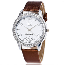 Reloj Mujer Women Watches Women Luxury Woman's Time Pattern Leather Band Analog Quartz Vogue Watch Relogio Feminino EF8