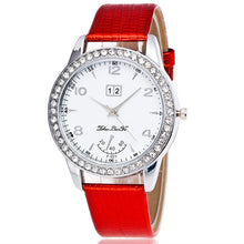 Reloj Mujer Women Watches Women Luxury Woman's Time Pattern Leather Band Analog Quartz Vogue Watch Relogio Feminino EF8