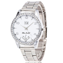 Luxury Military Stainless Steel Diamond Dial Sport QuartzClock Business Wristwatch Relogio Masculino EF8