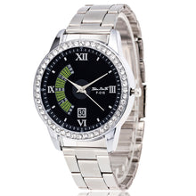 Luxury Military Stainless Steel Diamond Dial Sport QuartzClock Business Wristwatch Relogio Masculino EF8