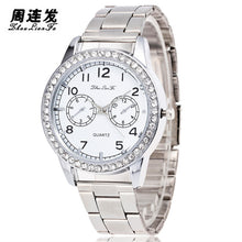 Luxury Military Stainless Steel Diamond Dial Sport QuartzClock Business Wristwatch Relogio Masculino EF8
