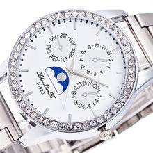 Luxury Military Stainless Steel Diamond Dial Sport QuartzClock Business Wristwatch Relogio Masculino EF8