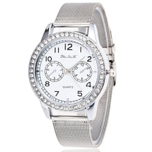 Luxury Military Stainless Steel Diamond Dial Sport QuartzClock Business Wristwatch Relogio Masculino EF8