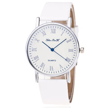 Luxury Woman Time Pattern Leather Band Analog Quartz Vogue Watch Business Wristwatch Relogio Masculino EF8