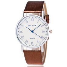 Luxury Woman Time Pattern Leather Band Analog Quartz Vogue Watch Business Wristwatch Relogio Masculino EF8