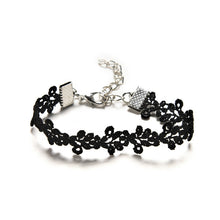 charm Korean Style Neckb  Black Lace Collar Short Choker Necklace   Bracelets Women's jewelry EF8
