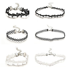 charm Korean Style Neckb  Black Lace Collar Short Choker Necklace   Bracelets Women's jewelry EF8