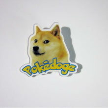 doge dog pokedoge Japanese pet shiba pin brooches for women men girls boys acrylic weird quirky accessories s EF8