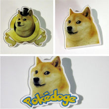 doge dog pokedoge Japanese pet shiba pin brooches for women men girls boys acrylic weird quirky accessories s EF8