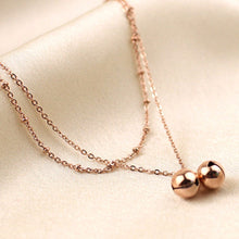 double-fringed bell anklets Foot Decorative Chain Charm Jewelry Gift For Lady EF8