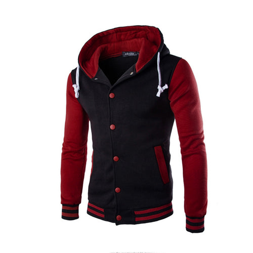 fashion mens hoodies and sweatshirts Men Coat Jacket Outwear Sweater Slim Hoodie Warm Hooded Sweatshirt Jackets EF8