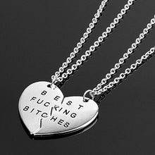 for Women Chic Best Bitches Best Friend Forever 2 Piece Break Heart Pendant Necklace Good Gifts EF8