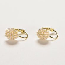 for Women Girls Wedding Ear Cuff Gold Plated Piercing Jewelry  Round Imitation Pearl Beads Stud Earrings EF8
