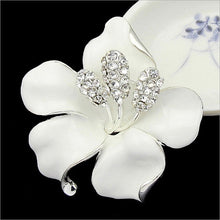 for women Wedding Bridal Brooch Pins Girls Gifts 6 Colors Flowers Enamel Rhinestone Crystal Flower Lily Brooches EF8