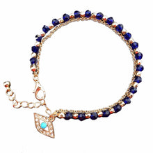 glod evil eye charm bracelet red   blue beads with hamsa h  turkish kabbalah evil eye bracelet h  of fatima bracelet EF8