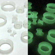 glow in the dark drum ear expansion body piercing ear defender ear plugs   tunnels EF8