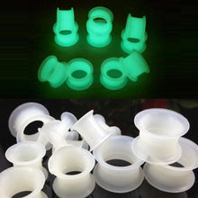 glow in the dark drum ear expansion body piercing ear defender ear plugs   tunnels EF8