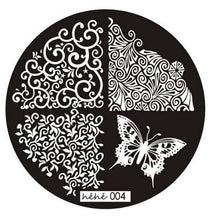 hehe Stamping Plates Cute Pattern DIY Image Stamp Stamping Plates Manicure Template Nail Art Plate EF8