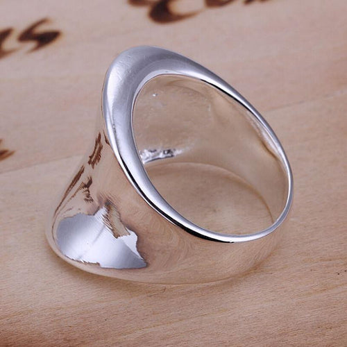 jewelry silver plated Ring Fine Thumb Ring Women   Men Gift Silver Jewelry Finger Rings  EF8