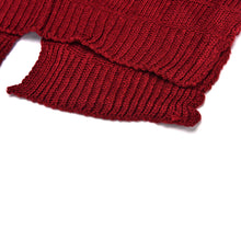 korean style long sleeve casual crop sweater women Red sweaters pullovers slim solid knitted jumpers sweter mujer EF8