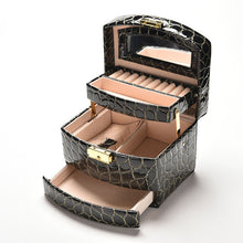 mini earrings ring Bracelet box Luxury Leather case for jewlery gift box jewelry display casket jewelry organizer EF8
