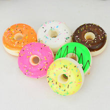 mini keychain doughnut donut cute key chain llaveros porte clef key ring gift for children EF8