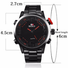 relogio masculino Mens Luxury Army Big Dial Sport Wrist Watch Waterproof Analog Quartz Watches Business Clock Wrist Watch EF8